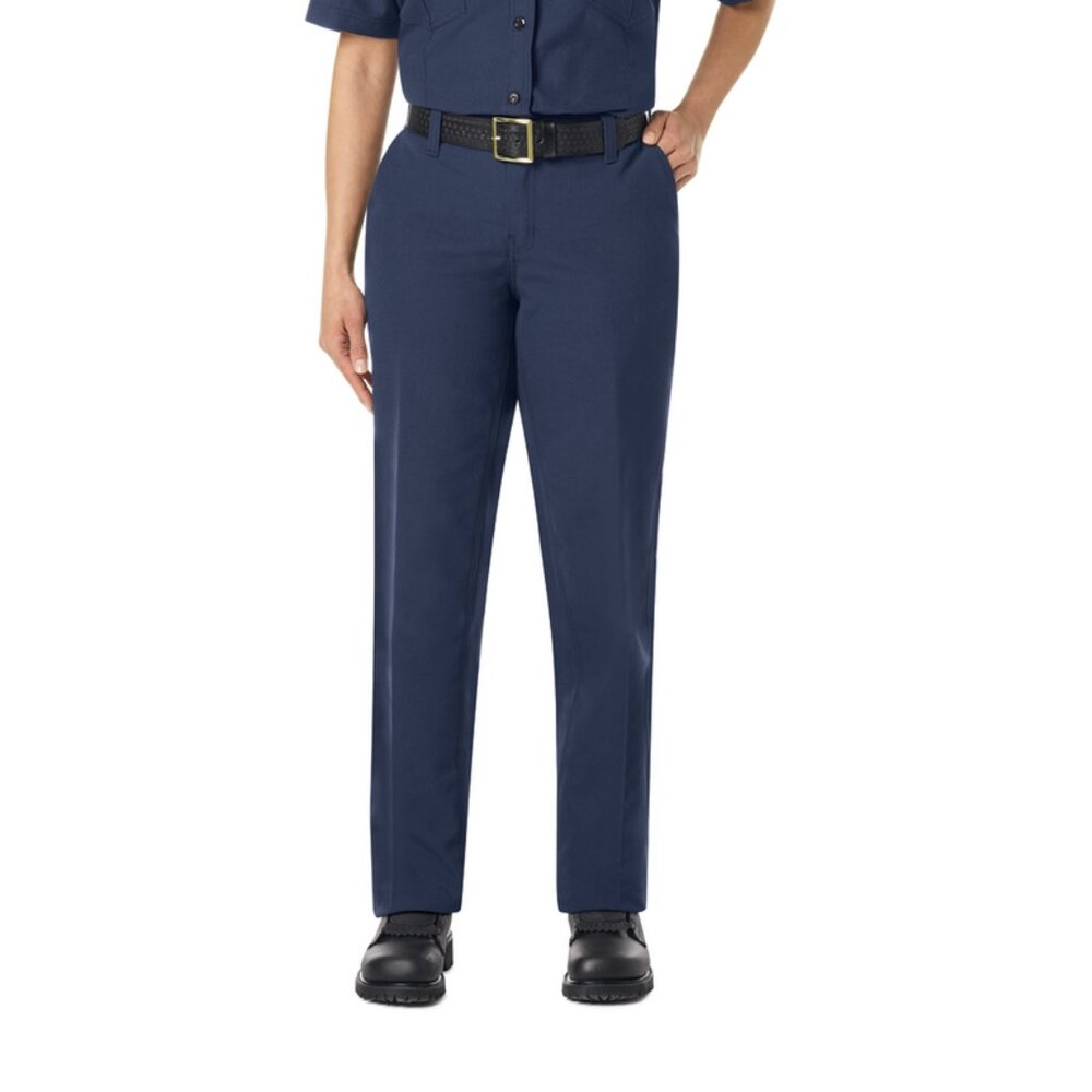 WORKRITE FR 7.5 OZ NOMEX WOMEN'S PANTS 2112 UL NAVY BLUE BREAST CANCER EDITION 8